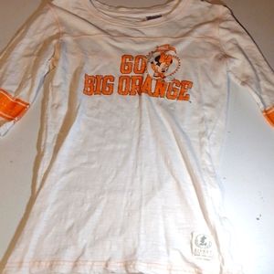 Women's Disney Athletic, Tennessee Vols, GO BIG ORANGE tee size LG